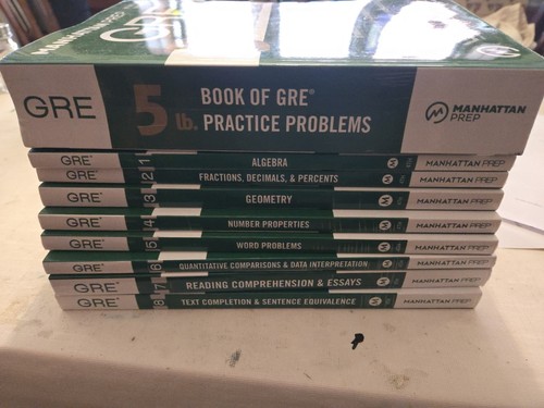 Gre manhattan prep books - manhattan,