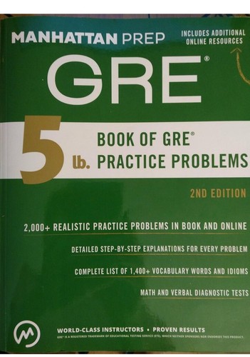 New manhattan prep book - prep, lb.