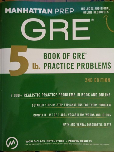 Book of gre practice - 5, lb.