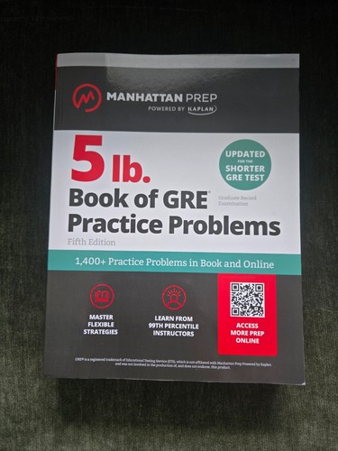 5lb book gre - book, of