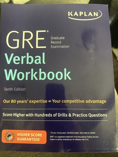 Kaplan gre verbal workbook - gre,