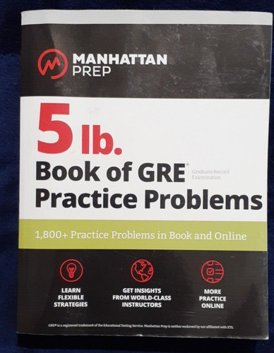 Book gre practice - 5, of