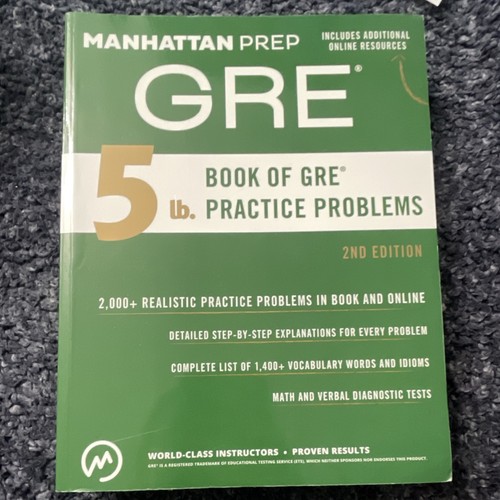 Manhattan prep gre book - gre,